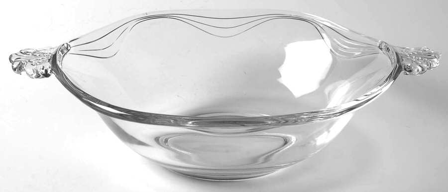 Coronet Clear Handled Bowl by Fostoria-1