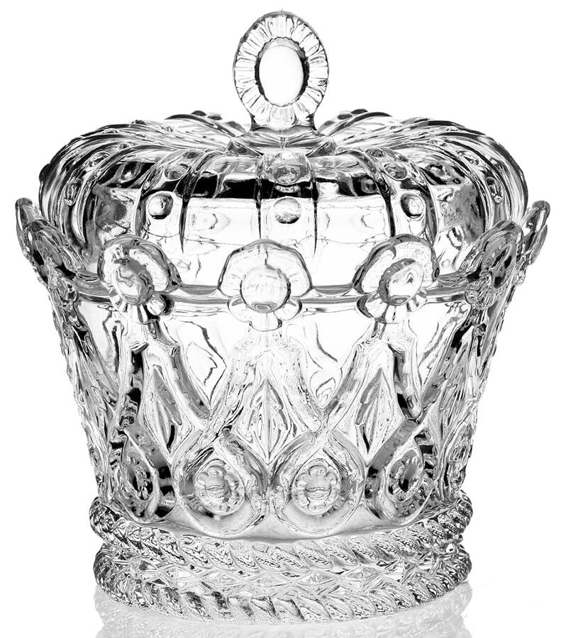 Crown Collection (Giftware) Candy Dish with Lid-Clear/2750 by Fostoria-1