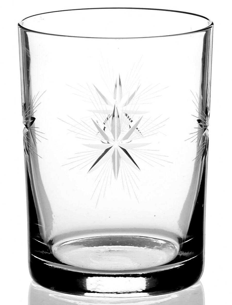 Cut 110 (Stem #863) 8 Oz Flat Tumbler by Fostoria-1