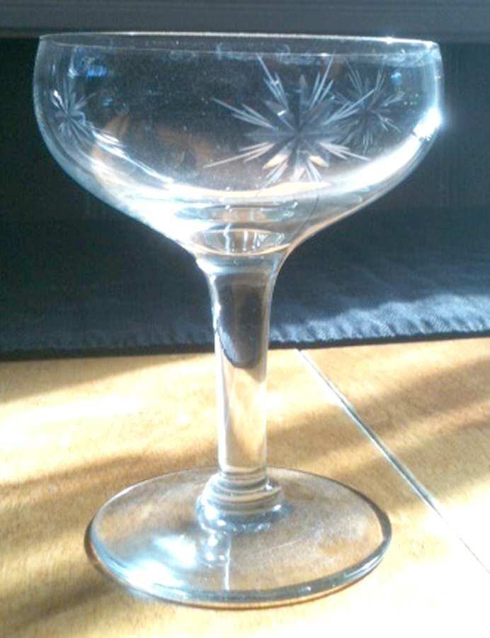 Cut 110 (Stem #863) Champagne/Tall Sherbet by Fostoria-1