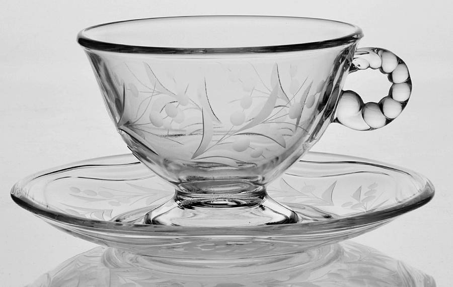 Cynthia Cup & Saucer Set by Fostoria-1