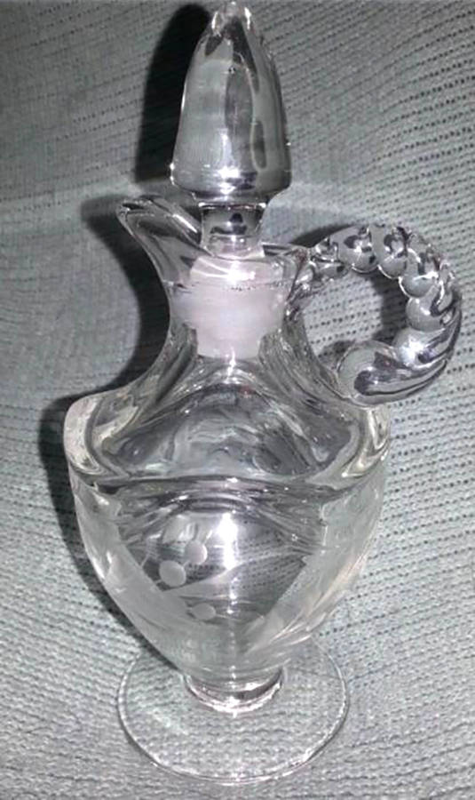 Cynthia Oil Cruet & Stopper by Fostoria-1