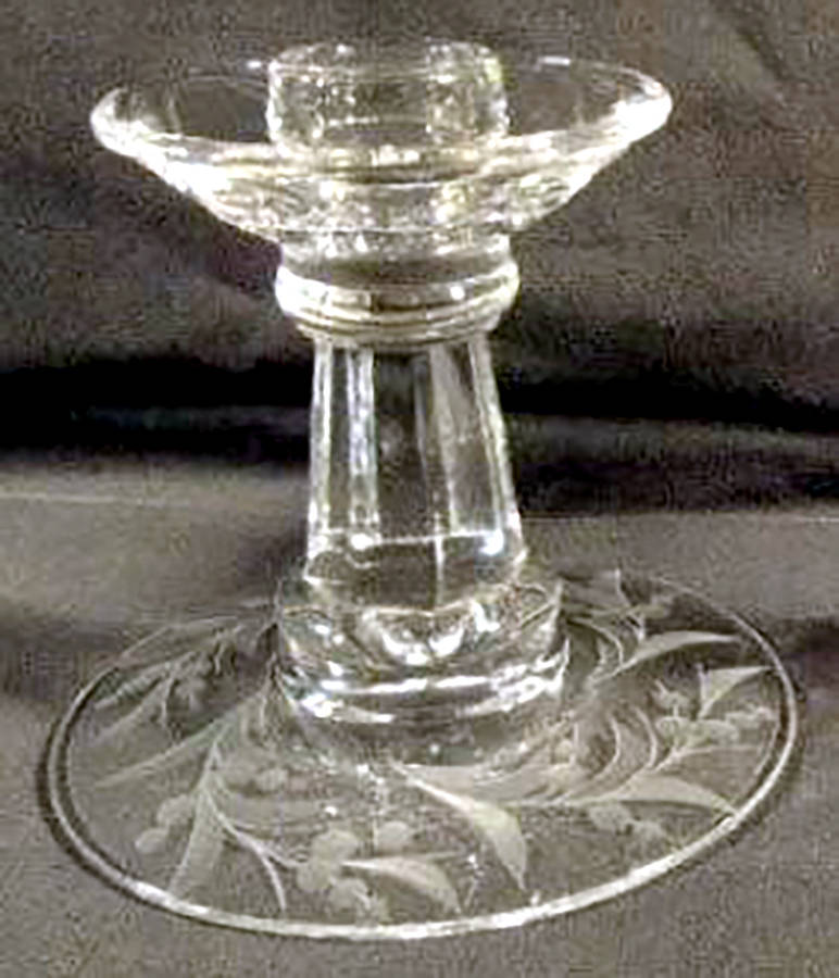 Cynthia 4" Single Light Candlestick by Fostoria-1