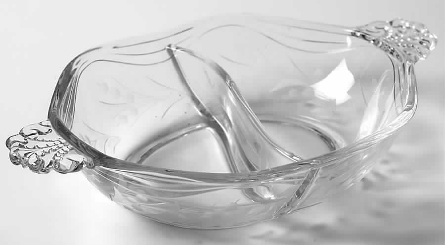 Cynthia 8" Oval 2 Part Relish by Fostoria-1
