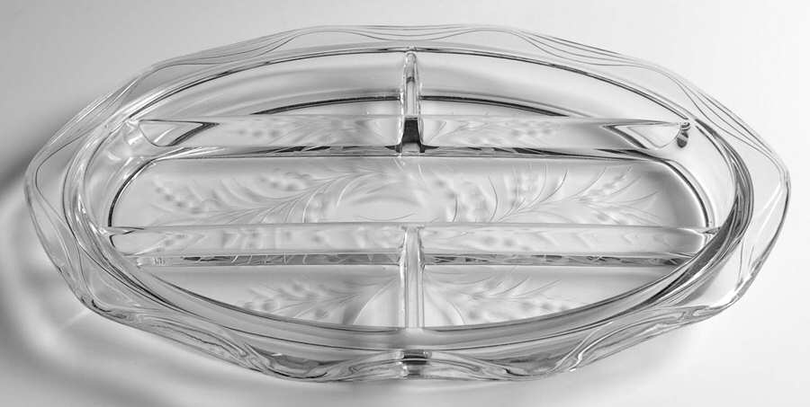 Cynthia 13" Oval 5 Part Oval Relish by Fostoria-1