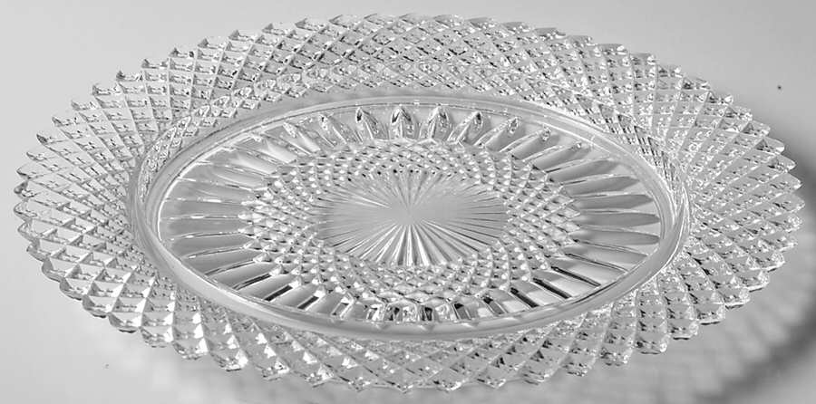 Diamond Point 7" Salad Plate by Fostoria-1