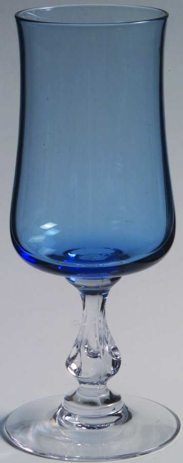Distinction Light Blue Wine Glass by Fostoria-1