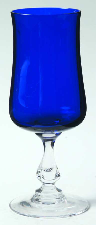 Distinction Cobalt Blue Wine Glass by Fostoria-1