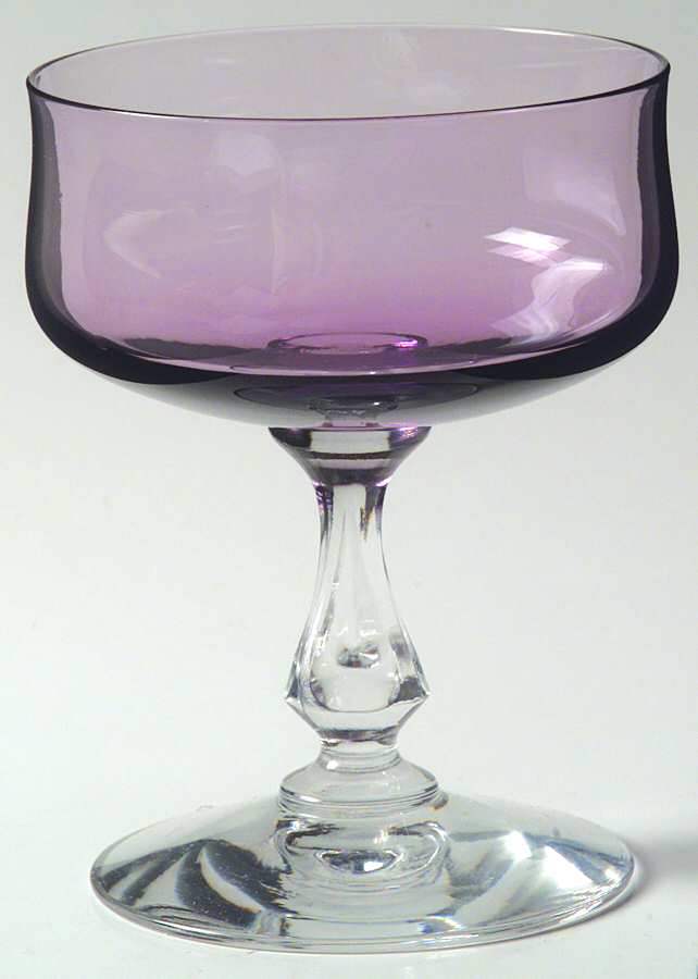 Distinction Plum Champagne/Tall Sherbet by Fostoria-1