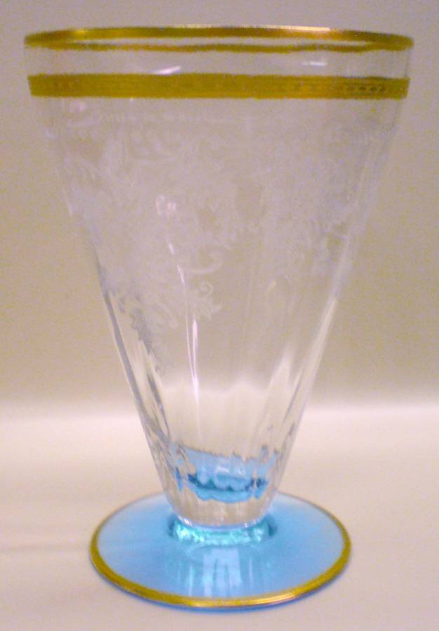 Duchess Blue Footed Tumbler by Fostoria-1