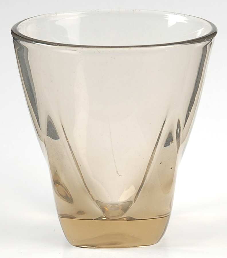 Dusk Honey Flat Tumbler by Fostoria-1