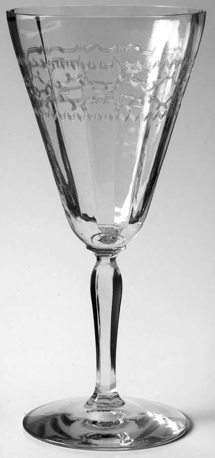 Eilene Clear Water Goblet by Fostoria-1