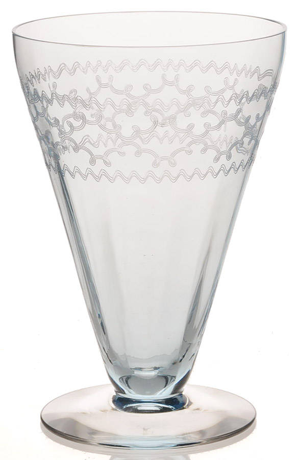 Eilene-Blue (Azure) 8 Oz Footed Tumbler by Fostoria-1