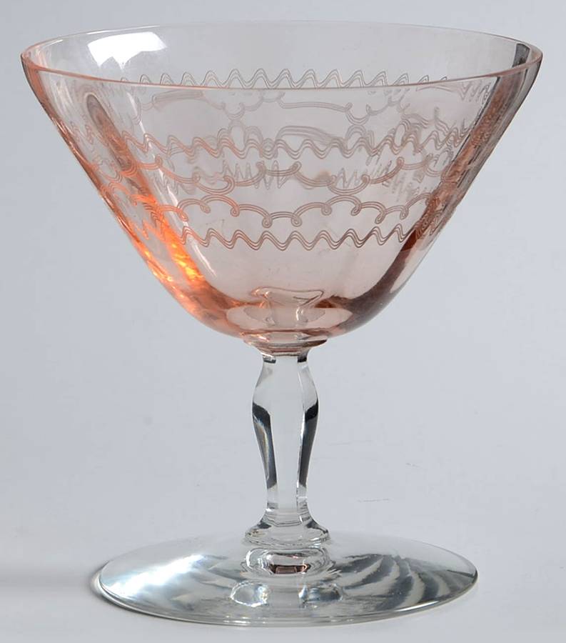 Eilene-Pink (Rose) Low Sherbet by Fostoria-1