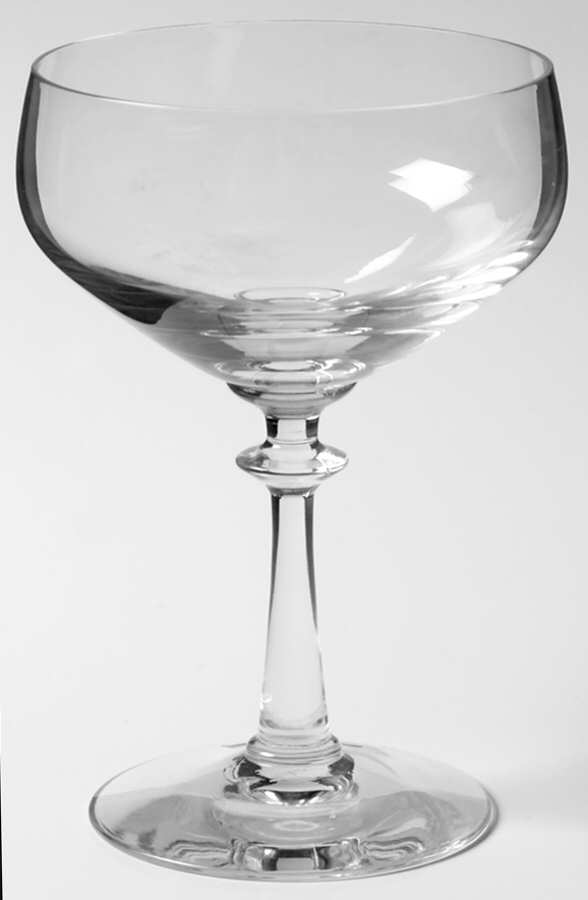 Eloquence Clear (No Trim, Stem 6120) Champagne/Tall Sherbet by Fostoria-1
