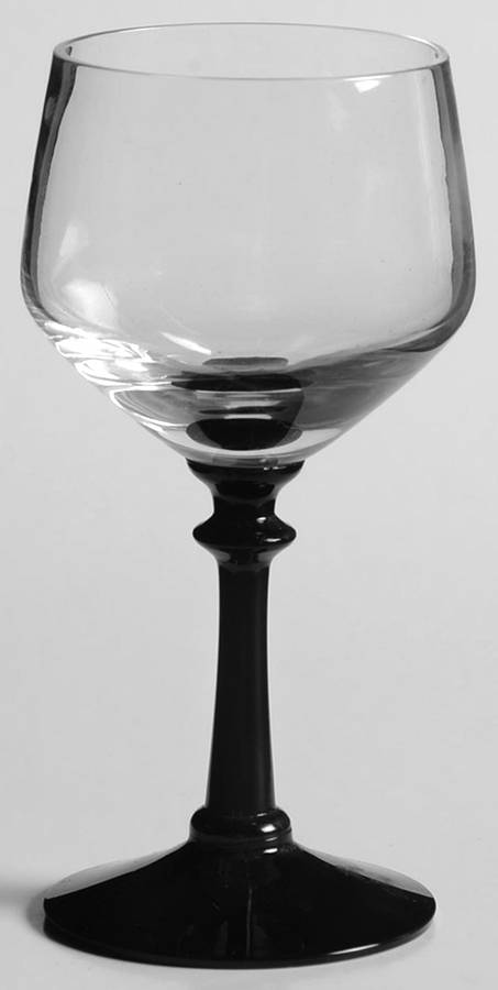 Eloquence Onyx (Black Stem, Stem 6120) Cordial Glass by Fostoria-1