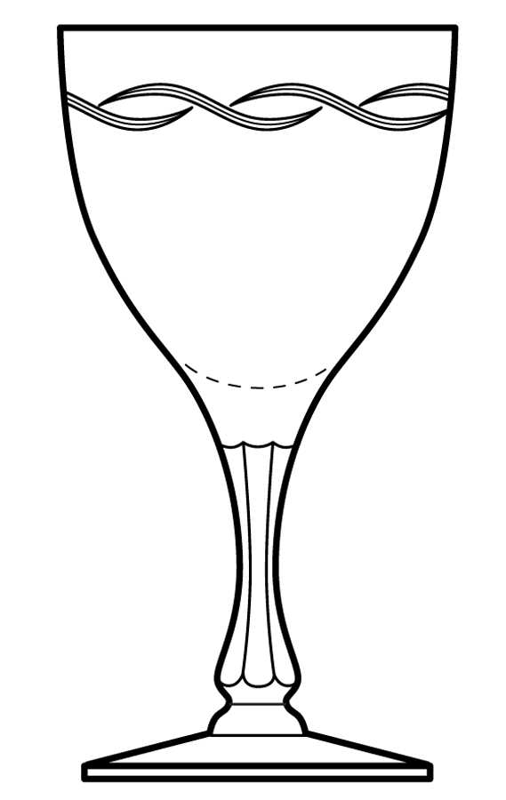 Embrace Clear (Stem 6099, Cut 887) Water Goblet by Fostoria-1