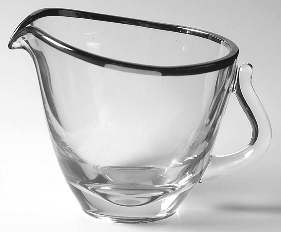 Engagement (Platinum Trim, Stem 6092) Creamer by Fostoria-1