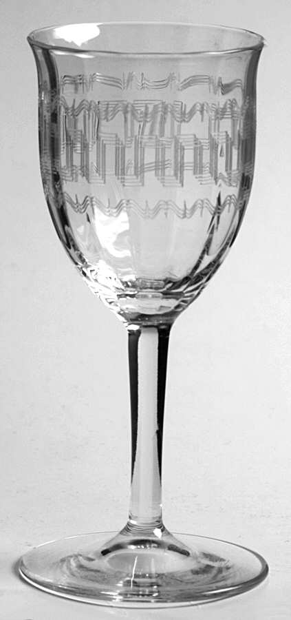 Greek (Stem 858) (Optic) Sherry Glass by Fostoria-1