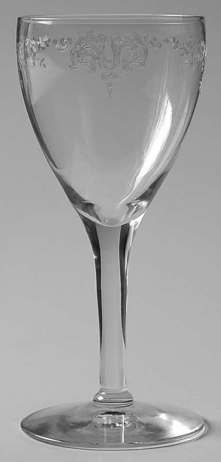 Etch 210 (Stem 863, Non Optic) Wine Glass by Fostoria-1