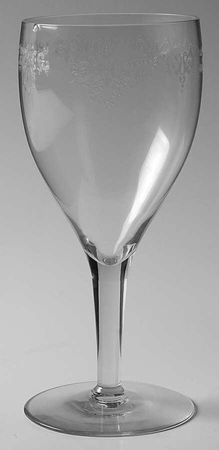 Etch 210 (Stem 863, Non Optic) Water Goblet by Fostoria-1