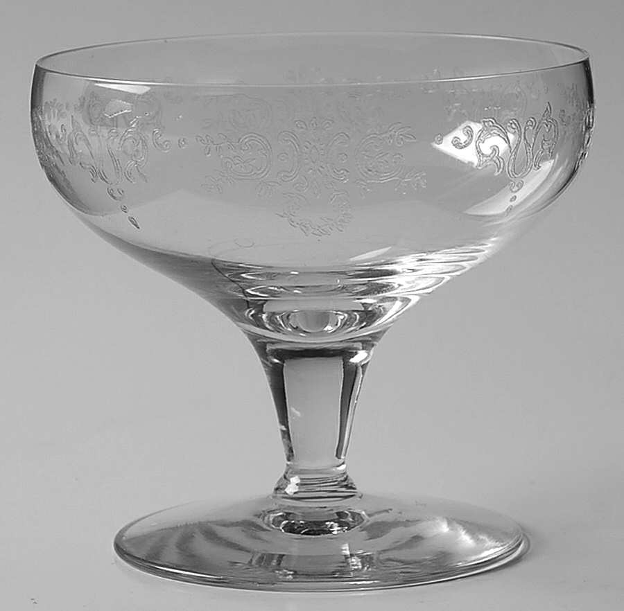 Etch 210 (Stem 863, Non Optic) Low Sherbet by Fostoria-1
