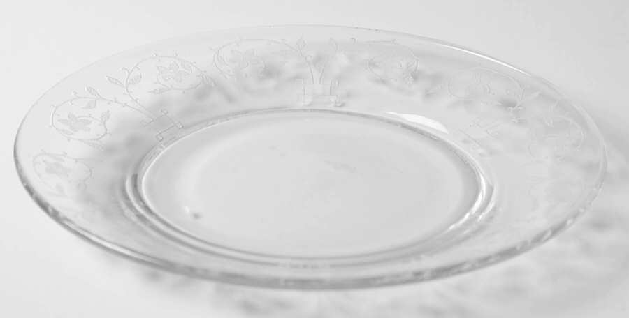 Etch 212 (Stem #863) 7" Salad Plate by Fostoria-1