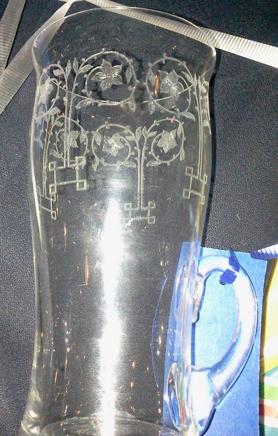 Etch 212 (Stem #863) Handled Tumbler by Fostoria-1