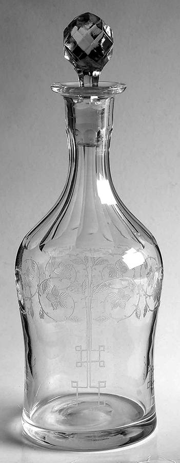 Etch 212 (Stem #863) Cordial Decanter & Stopper by Fostoria-1