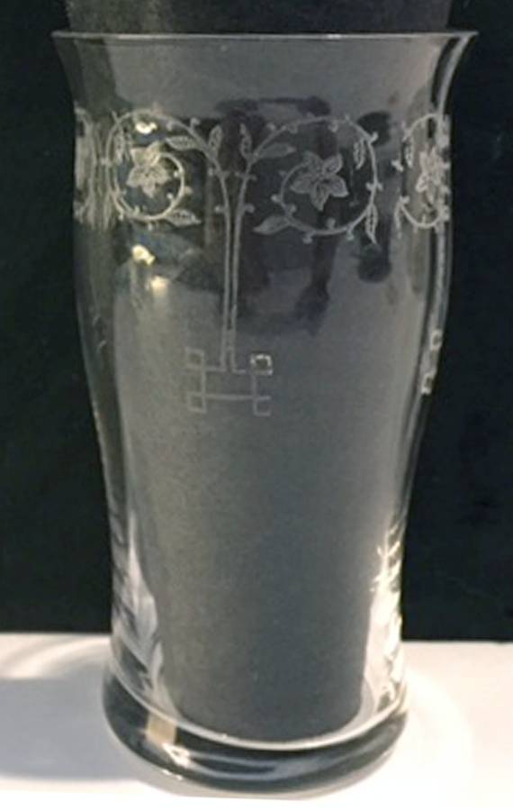 Etch 212 (Stem #863) 4 Oz Flat Tumbler by Fostoria-1