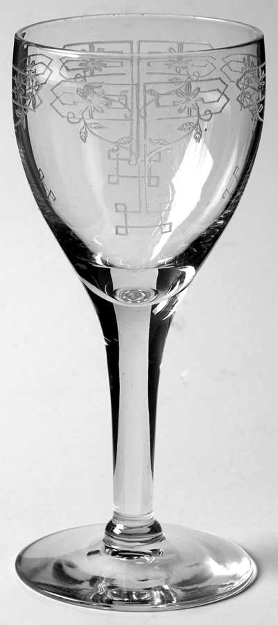 Etch 214 Wine Glass by Fostoria-1