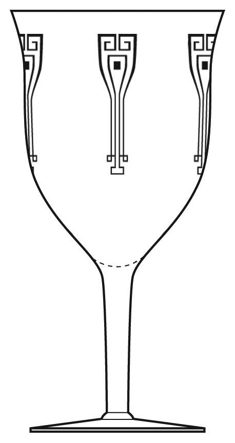 Etch 215 (Stem #858) Water Goblet by Fostoria-1