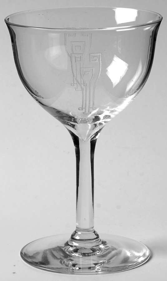 Etch 215 (Stem #858) Champagne/Tall Sherbet by Fostoria-1