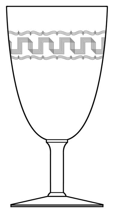 Etch 45 Water Goblet by Fostoria-1