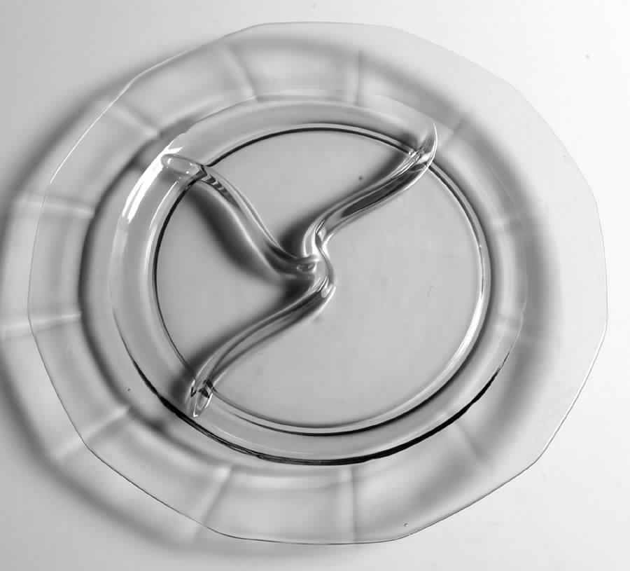 Fairfax Clear (Line 2375) Grill Plate by Fostoria-1