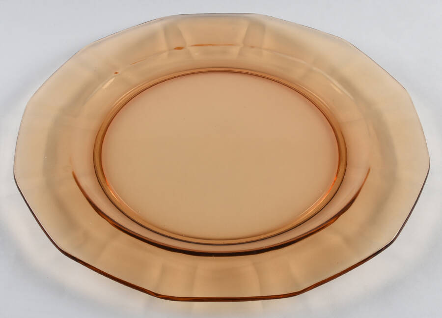 Fairfax Amber (Line 2375) 13" Service Plate by Fostoria-1
