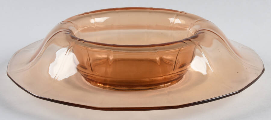 Fairfax Amber (Line 2375) 11" Centerpiece by Fostoria-1