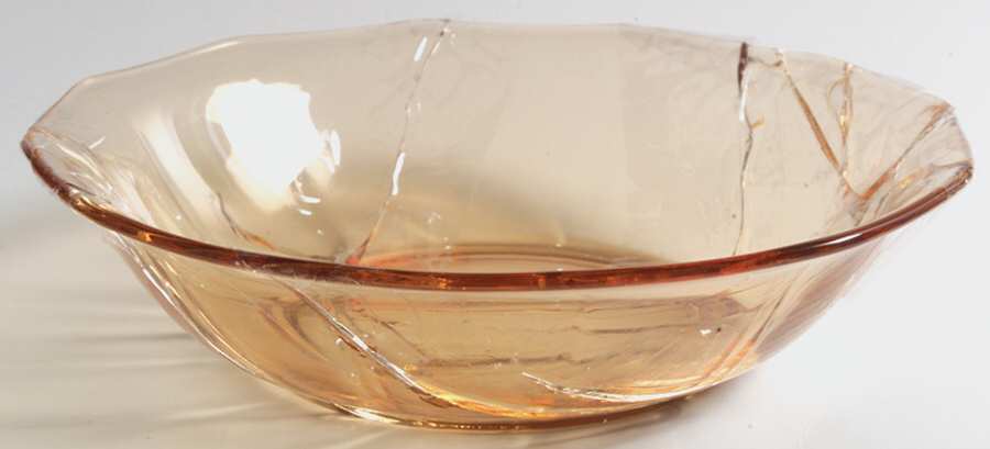 Fairfax Amber (Line 2375) 8" Nappy by Fostoria-1