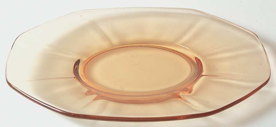 Fairfax Amber (Line 2375) Sauce Boat, Underplate Only by Fostoria-1