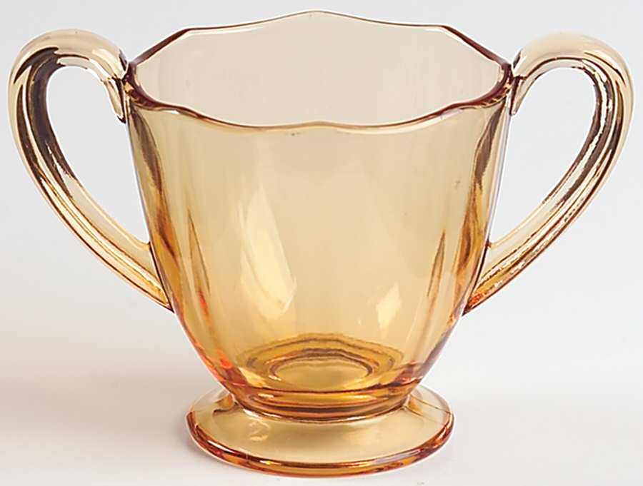 Fairfax Amber (Line 2375) Mini Open Sugar by Fostoria-1