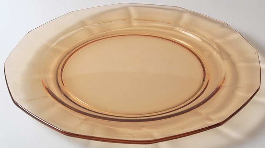 Fairfax Amber (Line 2375) Large Dinner Plate by Fostoria-1