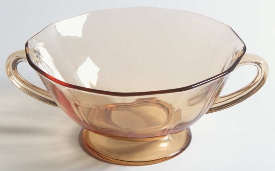 Fairfax Amber (Line 2375) Cream Soup Bowl Only by Fostoria-1