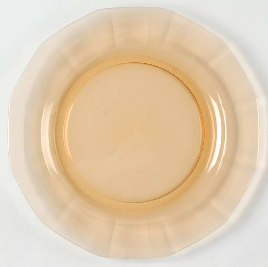 Fairfax Amber (Line 2375) Dinner Plate by Fostoria-1