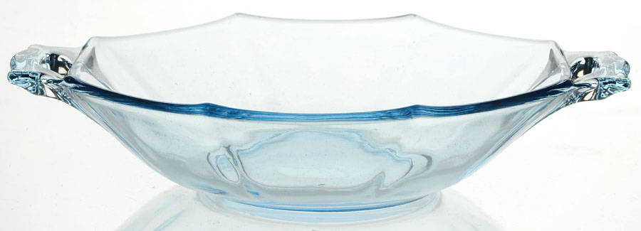 Fairfax Blue (Line 2375) Sweet Meat with Square Handles by Fostoria-1