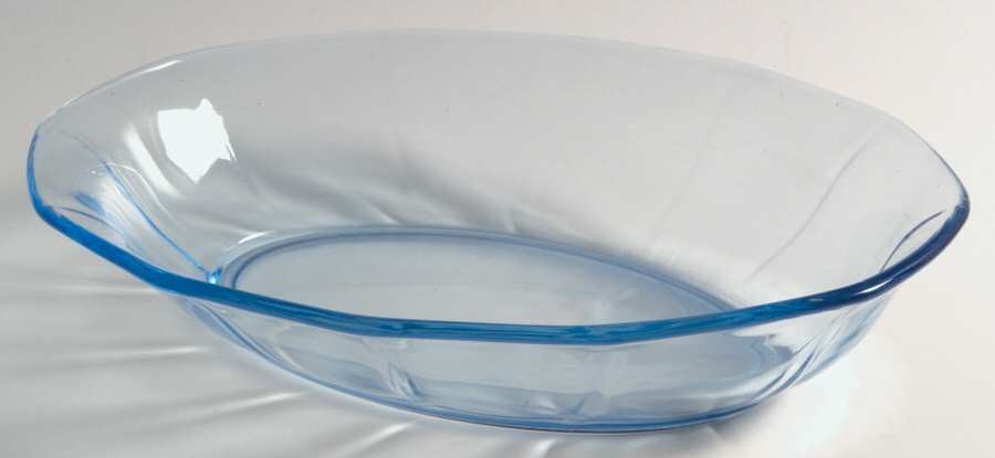 Fairfax Blue (Line 2375) 10" Oval Baker by Fostoria-1