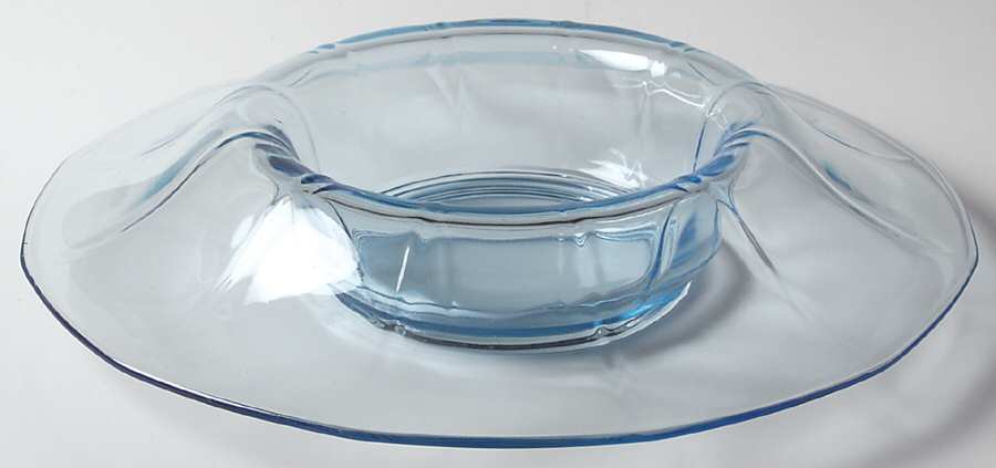 Fairfax Blue (Line 2375) 12" Centerpiece by Fostoria-1