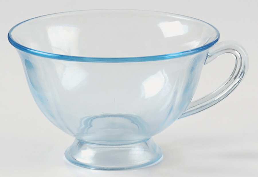 Fairfax Blue (Line 2375) Footed Cup by Fostoria-1