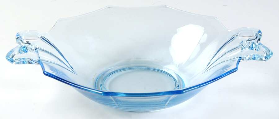 Fairfax Blue (Line 2375) Large Dessert Bowl by Fostoria-1