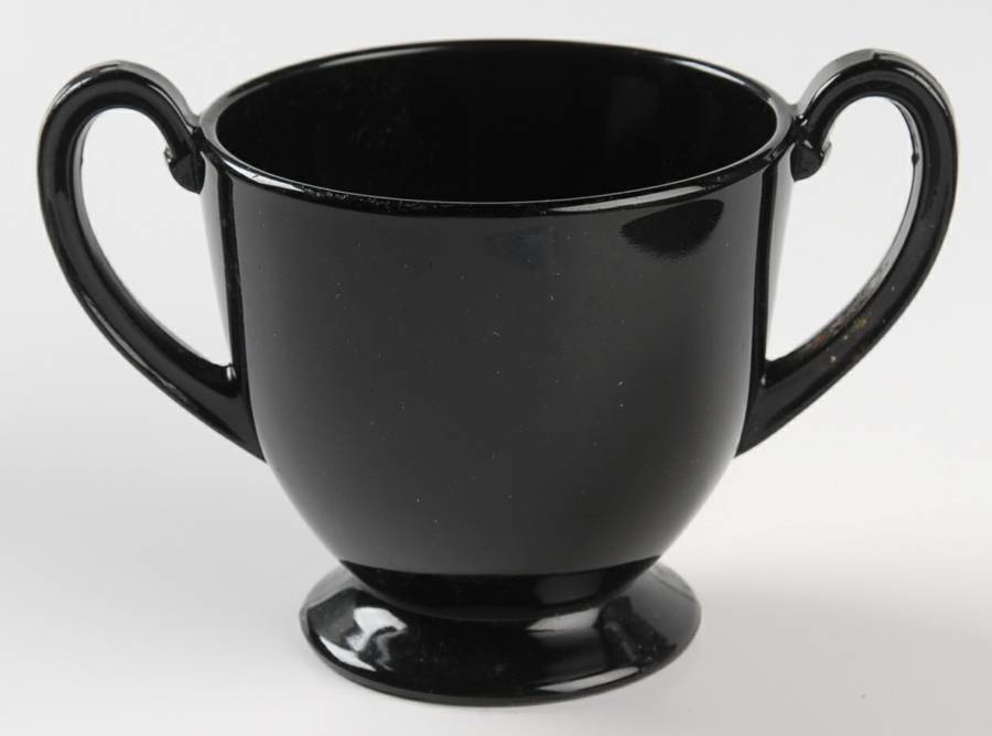 Fairfax Ebony (Line 2375) Footed Open Sugar by Fostoria-1