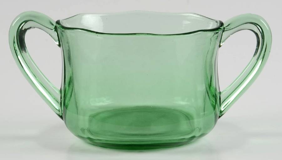 Fairfax Green (line 2375) Open Sugar by Fostoria-1